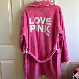 Pink Victoria’s Secret Robe